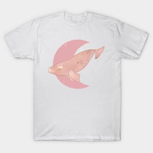 Right Whale Crescent - Rose T-Shirt